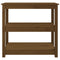 vidaXL Console Table Honey Brown 80x40x74 cm Solid Wood Pine
