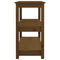 vidaXL Console Table Honey Brown 80x40x74 cm Solid Wood Pine