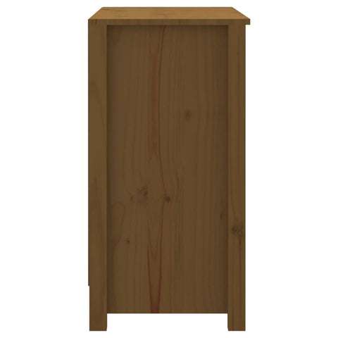 vidaXL Book Cabinet Honey Brown 80x35x68 cm Solid Wood Pine