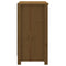 vidaXL Book Cabinet Honey Brown 80x35x68 cm Solid Wood Pine