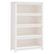 vidaXL Book Cabinet White 80x35x126 cm Solid Wood Pine