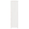 vidaXL Book Cabinet White 80x35x126 cm Solid Wood Pine