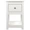 vidaXL Bedside Cabinet White 40x35x61.5 cm Solid Wood Pine