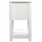 vidaXL Bedside Cabinet White 40x35x61.5 cm Solid Wood Pine