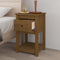 vidaXL Bedside Cabinet Honey Brown 40x35x61.5 cm Solid Wood Pine