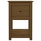 vidaXL Bedside Cabinet Honey Brown 40x35x61.5 cm Solid Wood Pine