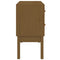 vidaXL Console Cabinet Honey Brown 90x40x78 cm Solid Wood Pine