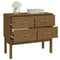 vidaXL Console Cabinet Honey Brown 90x40x78 cm Solid Wood Pine