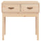 vidaXL Console Table 76.5x40x75 cm Solid Wood Pine