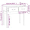 vidaXL Console Table 76.5x40x75 cm Solid Wood Pine