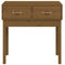 vidaXL Console Table Honey Brown 76.5x40x75 cm Solid Wood Pine