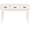 vidaXL Console Table White 114x40x75 cm Solid Wood Pine
