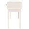 vidaXL Console Table White 114x40x75 cm Solid Wood Pine
