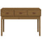 vidaXL Console Table Honey Brown 114x40x75 cm Solid Wood Pine