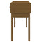 vidaXL Console Table Honey Brown 114x40x75 cm Solid Wood Pine