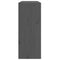 vidaXL Wine Cabinet Grey 62x25x62 cm Solid Wood Pine