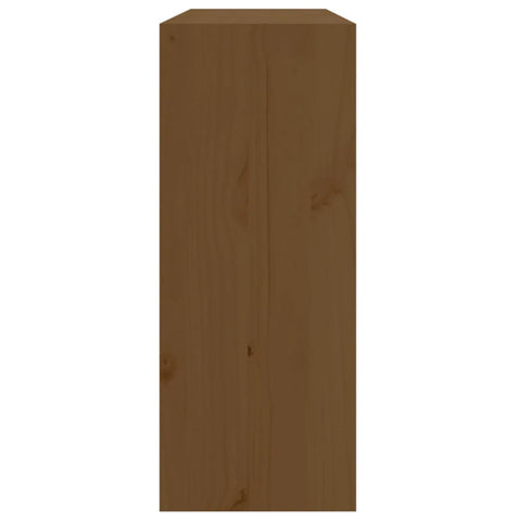 vidaXL Wine Cabinet Honey Brown 62x25x62 cm Solid Wood Pine