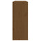 vidaXL Wine Cabinet Honey Brown 62x25x62 cm Solid Wood Pine
