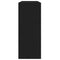 vidaXL Wine Cabinet Black 62x25x62 cm Solid Wood Pine