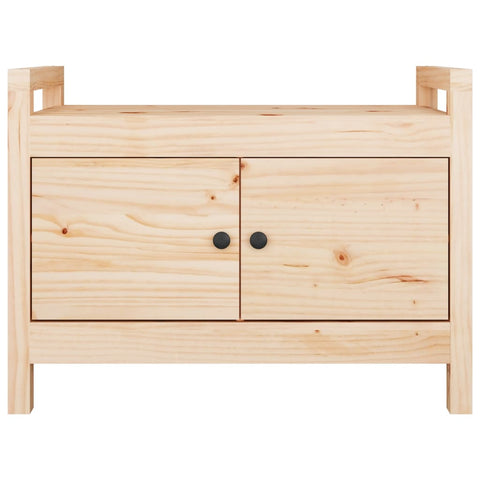 vidaXL Hall Bench 80x40x60 cm Solid Wood Pine
