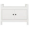 vidaXL Hall Bench White 80x40x60 cm Solid Wood Pine