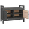 vidaXL Hall Bench Grey 80x40x60 cm Solid Wood Pine