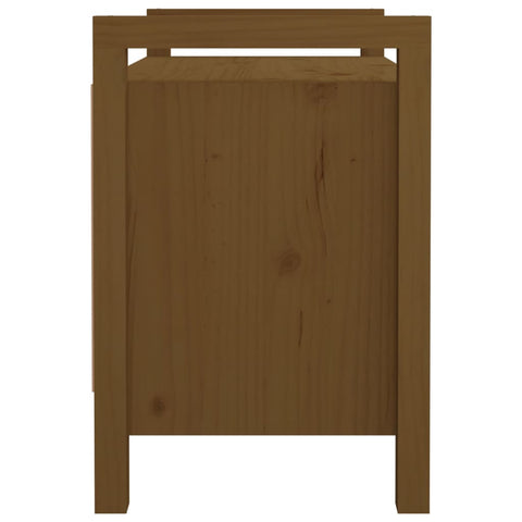 vidaXL Hall Bench Honey Brown 80x40x60 cm Solid Wood Pine