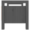 vidaXL Hall Bench Grey 80x40x43 cm Solid Wood Pine