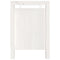 vidaXL Hall Bench White 110x40x60 cm Solid Wood Pine
