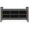 vidaXL Hall Bench Grey 110x40x60 cm Solid Wood Pine