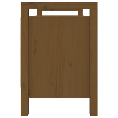 vidaXL Hall Bench Honey Brown 110x40x60 cm Solid Wood Pine