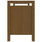 vidaXL Hall Bench Honey Brown 110x40x60 cm Solid Wood Pine