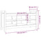 vidaXL Hall Bench Honey Brown 110x40x60 cm Solid Wood Pine