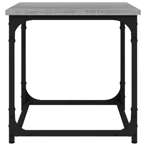vidaXL Side Table Grey Sonoma 40x40x40 cm Engineered Wood