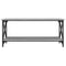 vidaXL Coffee Table Grey Sonoma 100x45x45 cm Engineered Wood and Iron
