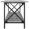 vidaXL Coffee Table Grey Sonoma 100x45x45 cm Engineered Wood and Iron