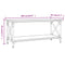 vidaXL Coffee Table Grey Sonoma 100x45x45 cm Engineered Wood and Iron