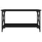 vidaXL Coffee Table Black 80x45x45 cm Engineered Wood and Iron