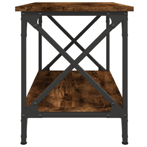 vidaXL Side Table Smoked Oak 55x38x45 cm Engineered Wood