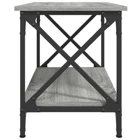 vidaXL Side Table Grey Sonoma 55x38x45 cm Engineered Wood