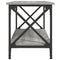 vidaXL Side Table Grey Sonoma 55x38x45 cm Engineered Wood