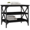 vidaXL Side Table Black 55x38x45 cm Engineered Wood