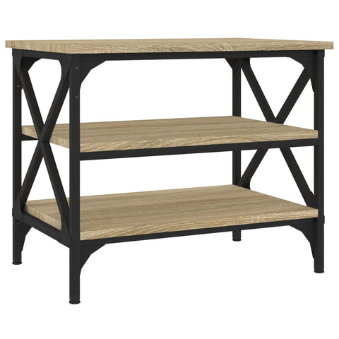 vidaXL Side Table Sonoma Oak 55x38x45 cm Engineered Wood