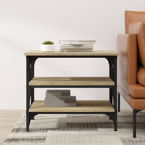 vidaXL Side Table Sonoma Oak 55x38x45 cm Engineered Wood