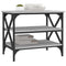 vidaXL Side Table Grey Sonoma 55x38x45 cm Engineered Wood