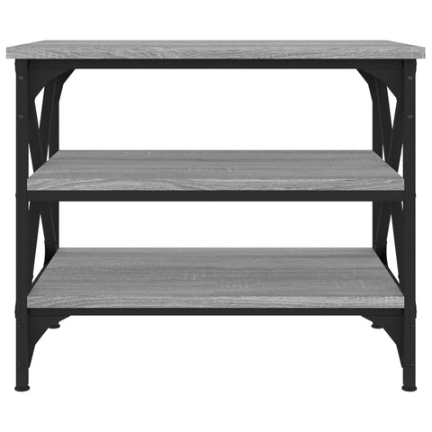 vidaXL Side Table Grey Sonoma 55x38x45 cm Engineered Wood