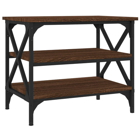 vidaXL Side Table Brown Oak 55x38x45 cm Engineered Wood