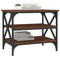 vidaXL Side Table Brown Oak 55x38x45 cm Engineered Wood