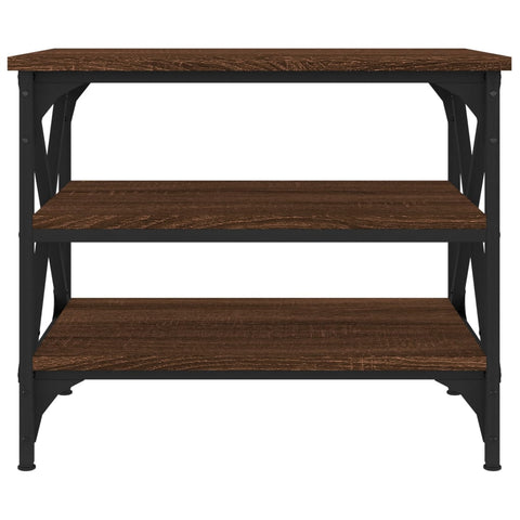vidaXL Side Table Brown Oak 55x38x45 cm Engineered Wood