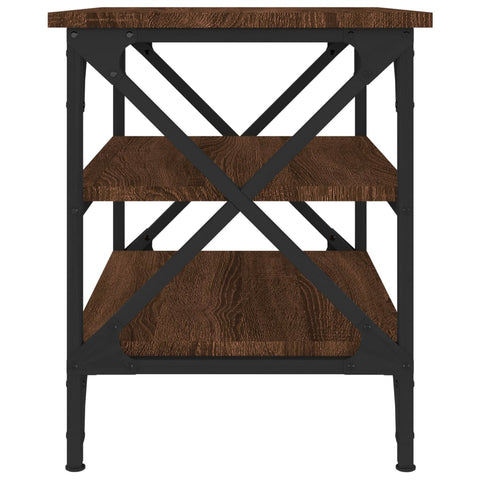 vidaXL Side Table Brown Oak 55x38x45 cm Engineered Wood